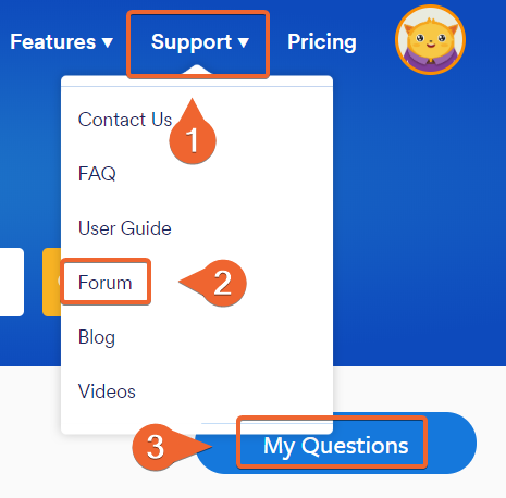 How to view sent questions or replies? Image 1 Screenshot 20