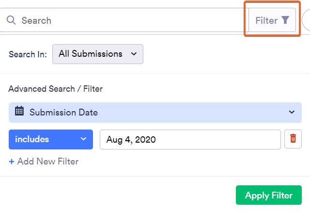 Filter submission data in report builder Image 1 Screenshot 20