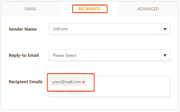 how do i add the email address to submit a form Image 2 Screenshot 41