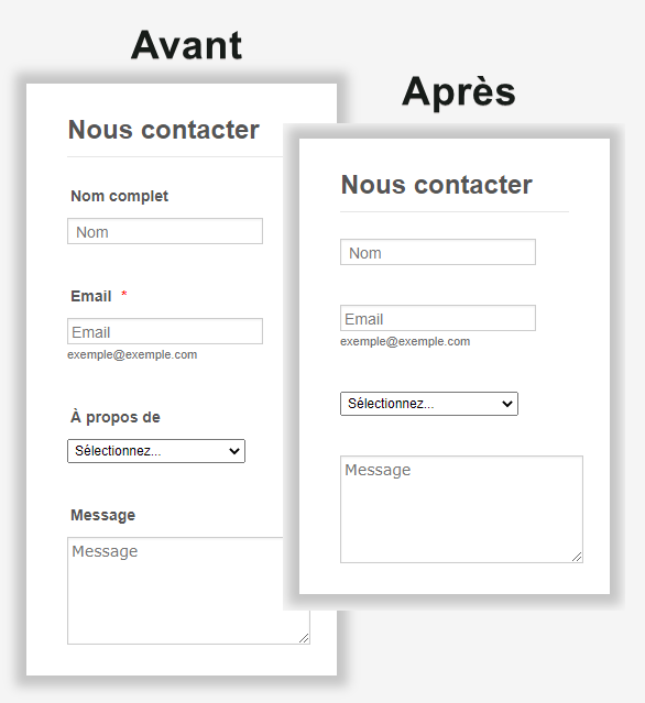 Image: Résultat - Avant et après