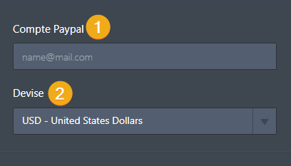 Image: Compte PayPal - Dévise.