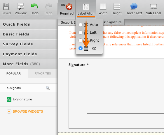 E Signature Field: Clear link does not work Image 1 Screenshot 20