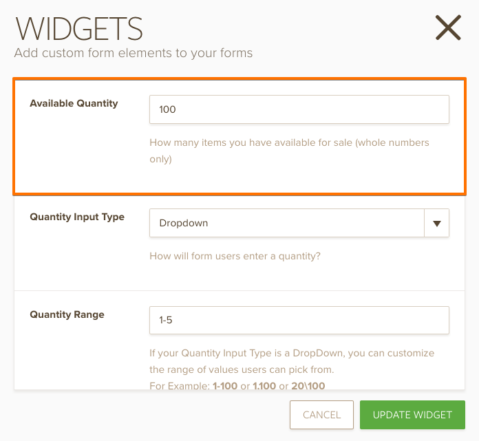 Reset selected Inventory widget item/value Image 1 Screenshot 20