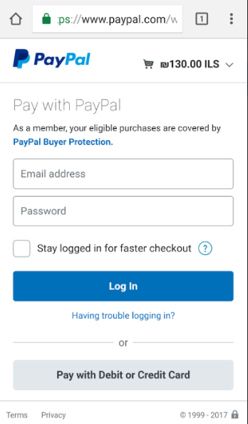PayPal Express form is not responsive  Image 1 Screenshot 20