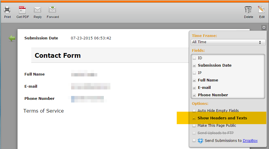 How can I have the form to include the text field in the notification email? Image 3 Screenshot 62