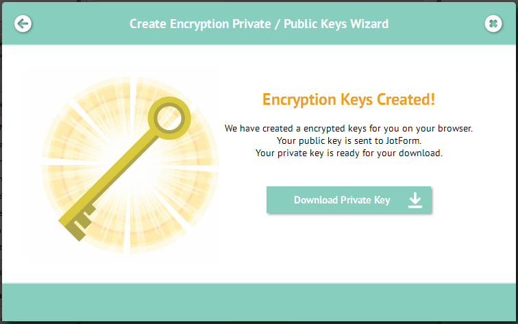 06 encrypted keys created Screenshot 32