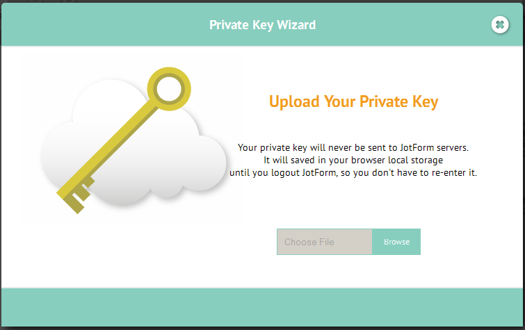 Where do you upload the encryption key to? Image 2 Screenshot 41