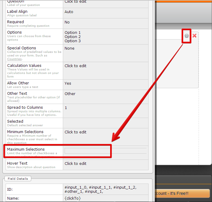 Custom answer in radio or drop down menu fields? Image 2 Screenshot 51