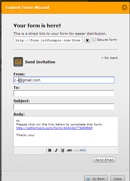 How can I email share form? Image 3 Screenshot 62