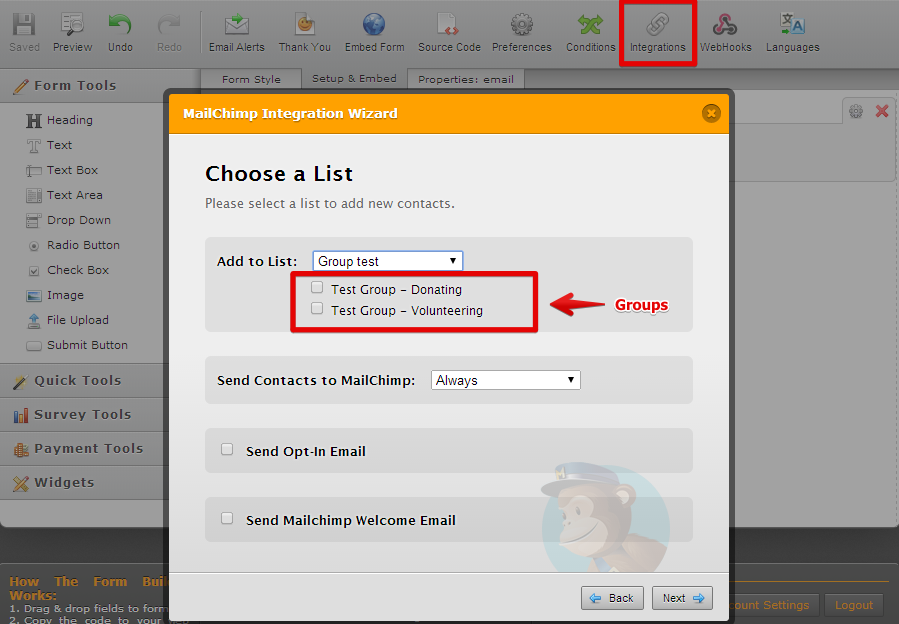 Integrating form with mailchimp groups Image 4 Screenshot 83