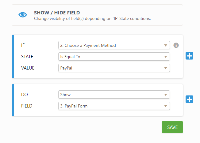 Payment form