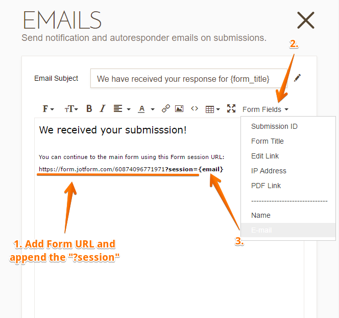 How to save forms to continue later Screenshot 20