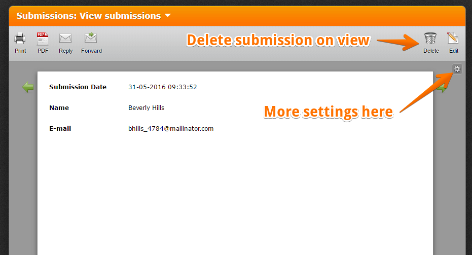 need to delete all previous submitted form data Image 2 Screenshot 41
