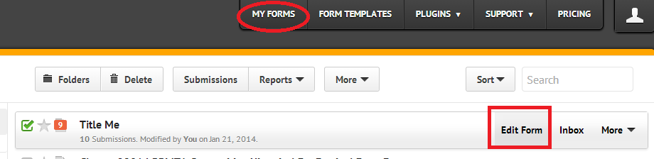 how do I edit an existing form Image 1 Screenshot 20