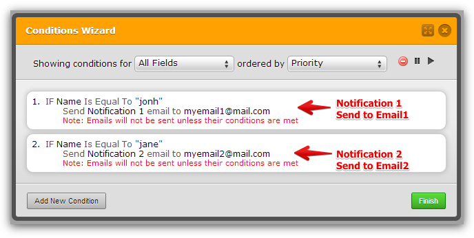 Form stopped sending notification per conditions Image 2 Screenshot 41