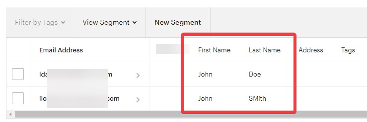 Is it possible to separate first name and last name on name field? Image 4 Screenshot 83