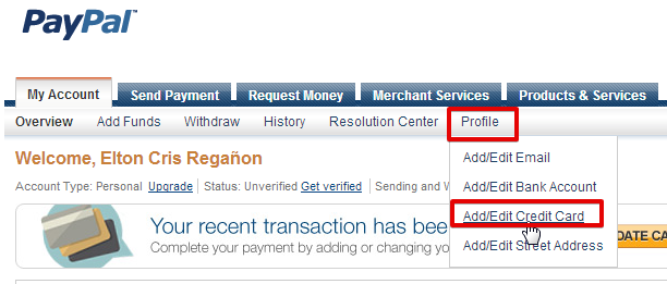 I need to switch payment information Image 1 Screenshot 20