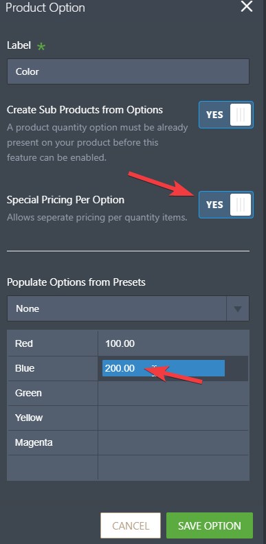 Sell a product with multiple options, special pricing Image 1 Screenshot 20