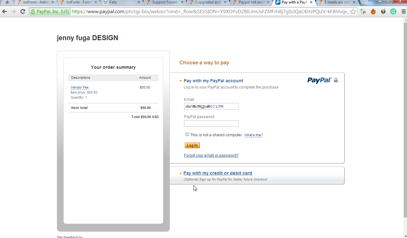 Paypal not working, after submitting the form it shows an Internal Server Error page Image 1 Screenshot 20