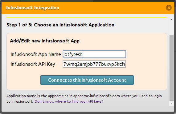 Integrating JotForm with our CRM InfusionSoft Image 1 Screenshot 20