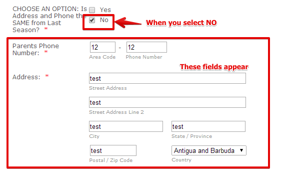 Registration form shows on site, but when submitted, I do not receive all info Image 2 Screenshot 41