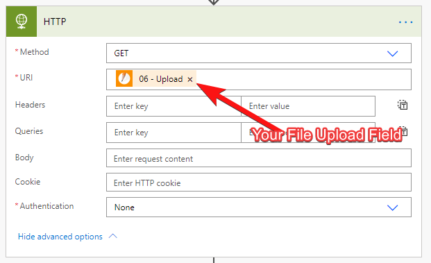 How to upload the files in a submission to Sharepoint through Power Automate? Image 3 Screenshot 122