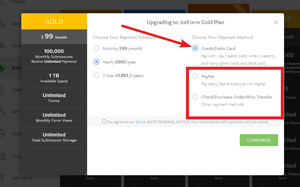 How to upgrade via PayPal or other options Image 1 Screenshot 20