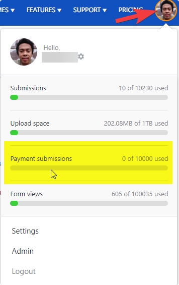 Payment submissions per month Image 1 Screenshot 20
