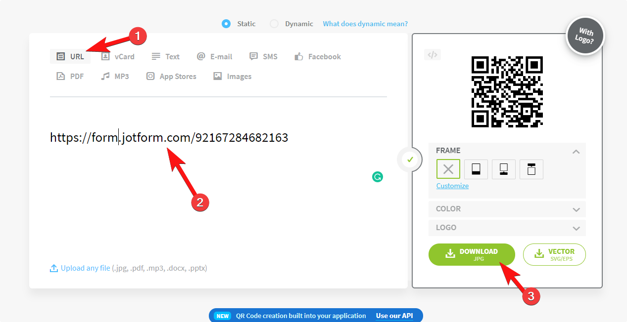 Download QR Code on Publish is not Working