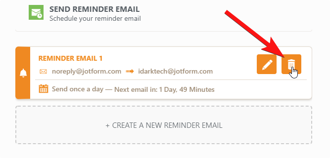 How many times on the date established for email reminders to be sent will those reminders go out Screenshot 72