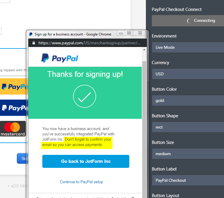 I need help getting paypal checkout integration to work properly with my form Image 1 Screenshot 30