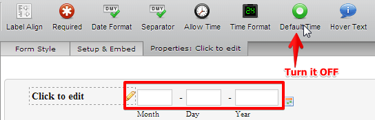 Is there a way to default the date (in the same mentioned form   field is called closing/moving date) to 15 days in the future ?? Image 1 Screenshot 20