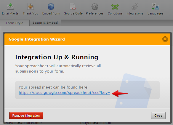 Jotform Integration to Google Spreadsheet Image 1 Screenshot 20