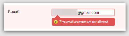 Require and validate certain email address domain Image 3 Screenshot 62