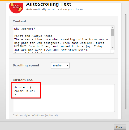 How can I add and customize the Autoscrolling Text Widget Slide? Image 1 Screenshot 20