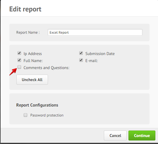 What happens to reporting if you add/remove fields from your form? Image 1 Screenshot 20