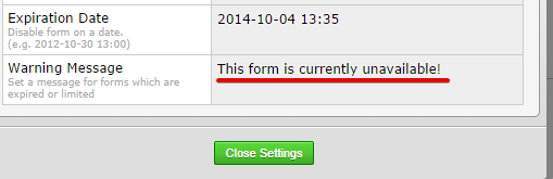 The expiration date will not work on my form Image 1 Screenshot 30