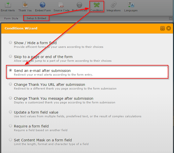 How to send notification email to specific address using conditions Image 1 Screenshot 30
