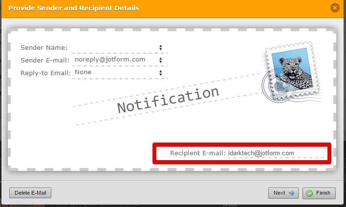 How do I change the email address that a sumnitted form is sent to? Image 3 Screenshot 62