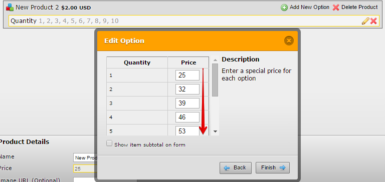 Add additioanl price for every quantity Image 1 Screenshot 20