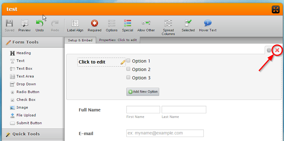 Why cant I edit my form? Image 1 Screenshot 20