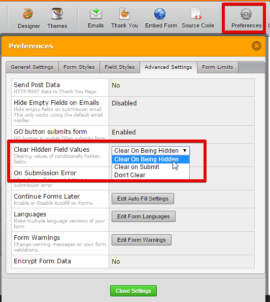 How to clear a conditional field after previous selection changes Image 1 Screenshot 20