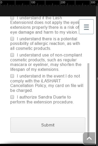 How can I make my form responsive when I use WIX HTML embedding? Image 1 Screenshot 30