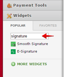 Where do I find the digital signature option? Image 1 Screenshot 20