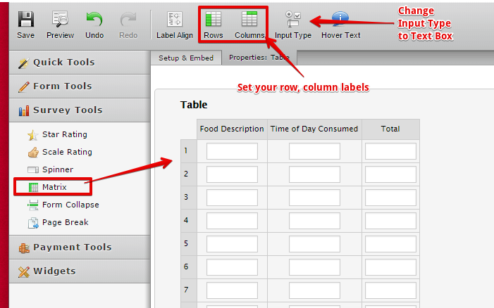 Create a fillable table with total calculation on the last column Image 1 Screenshot 50