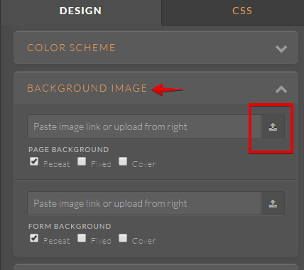 how can i use my own photo as a theme background to my form ? Image 2 Screenshot 41