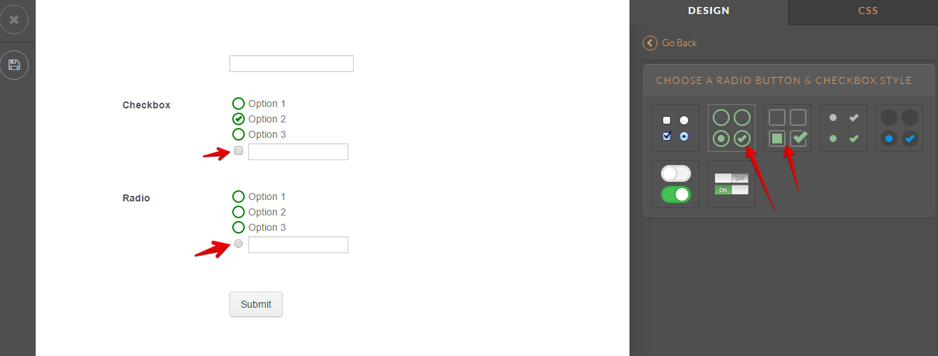 Form Designer: Other option does not have custom radio button or checkbox style Image 1 Screenshot 30