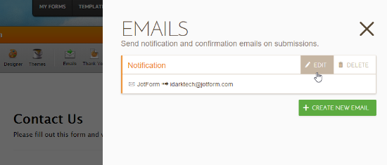 Can I forward submissions to additional email accounts?  Image 1 Screenshot 30