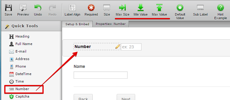 Config List Widget: Add a max limit option on number input Image 2 Screenshot 41