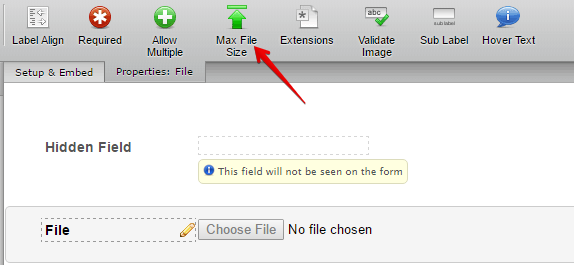 What is max file upload size and number of uploads? Image 1 Screenshot 30